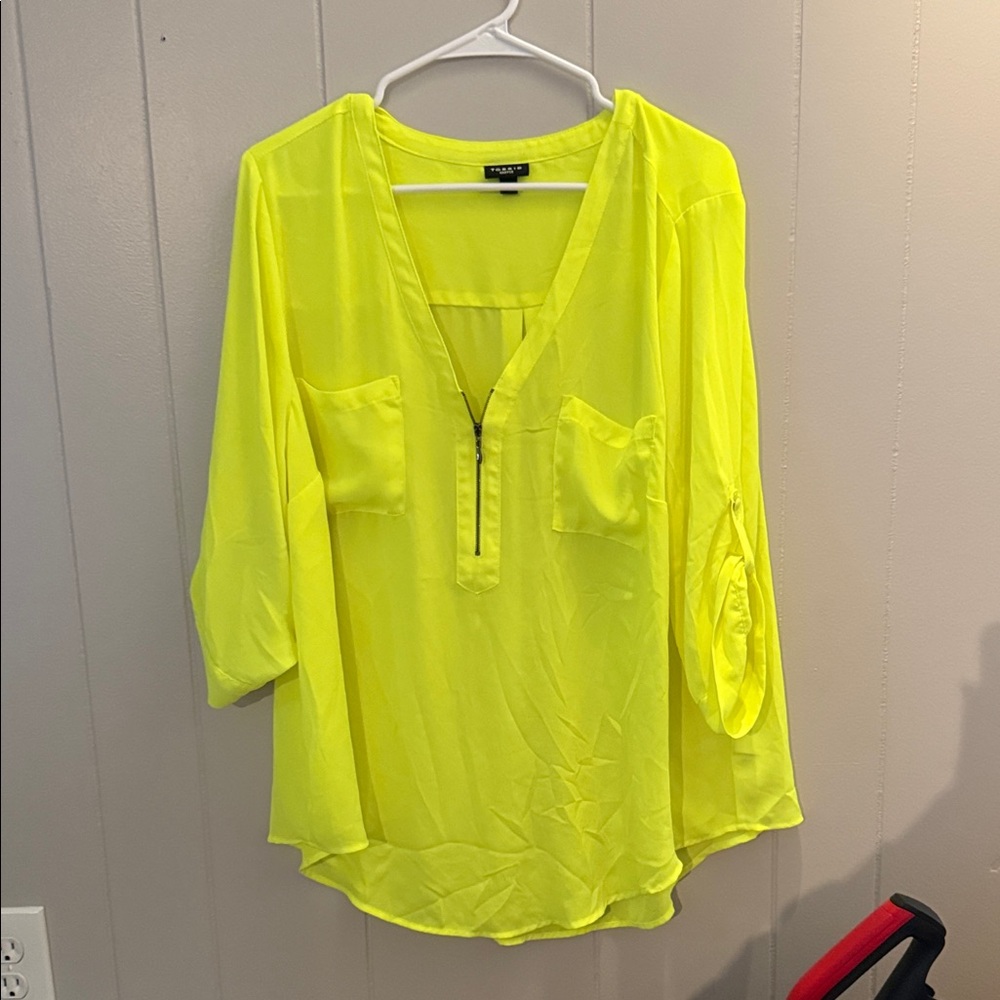 Torrid Bright Yellow Blouse